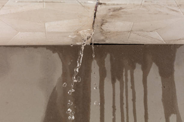 Professional Burst Pipe Cleanup technician working in Woodstock, GA